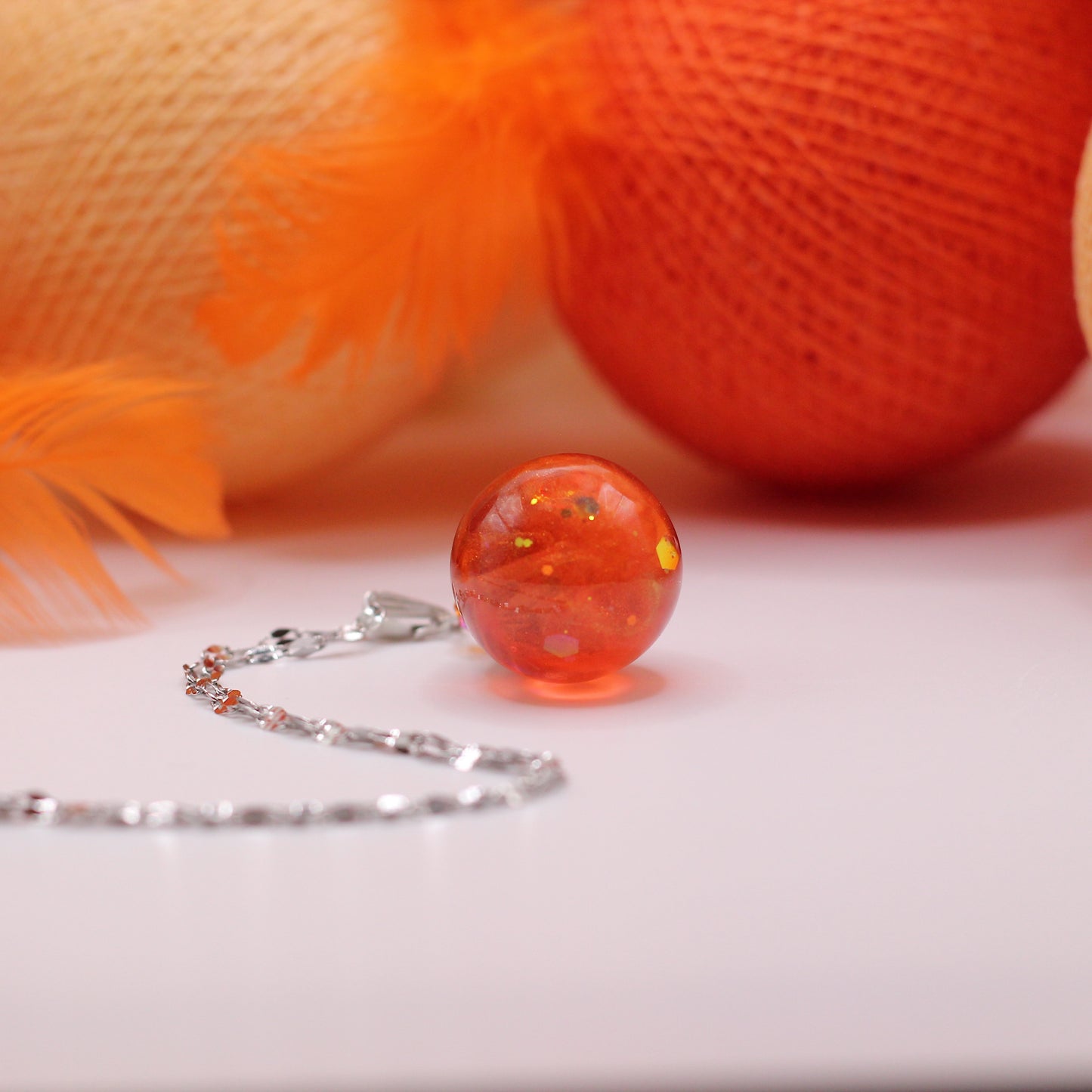 Ketting Royal Orange ' Orange Aurora'