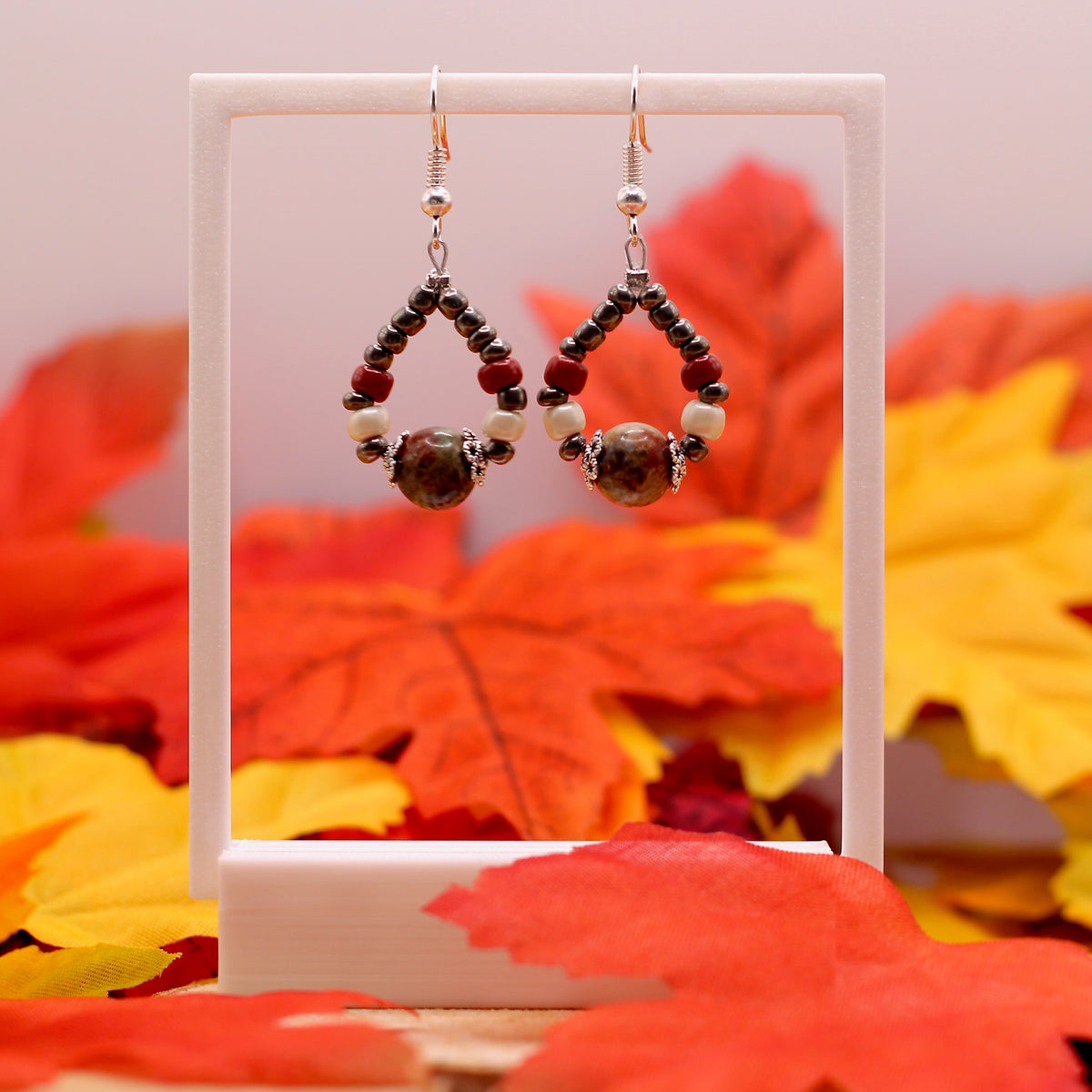 Ohrringe 'Autumn Jaspis Glow' mit Jaspis