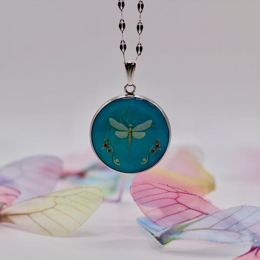 Ketting 'Azure Dragonfly Glow'