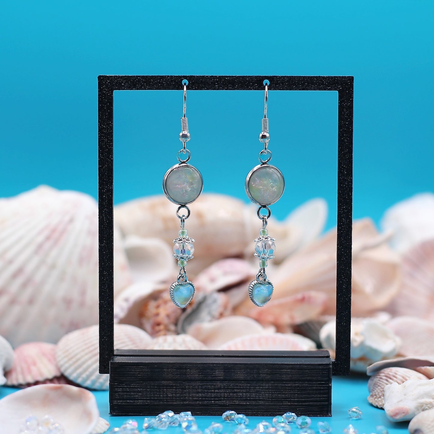 Oorbellen Sun-Kissed 'Heart of the Shell'