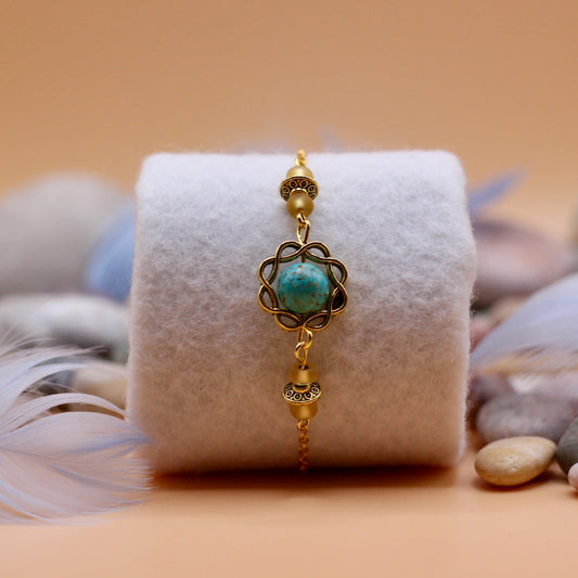 Armband 'Turquoise Whisper' met turquoise