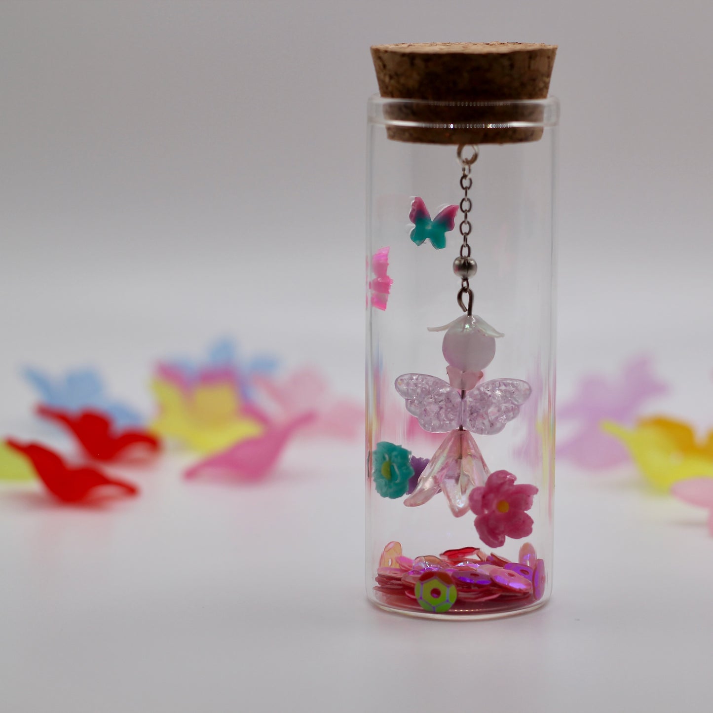 Happy fairy in fles