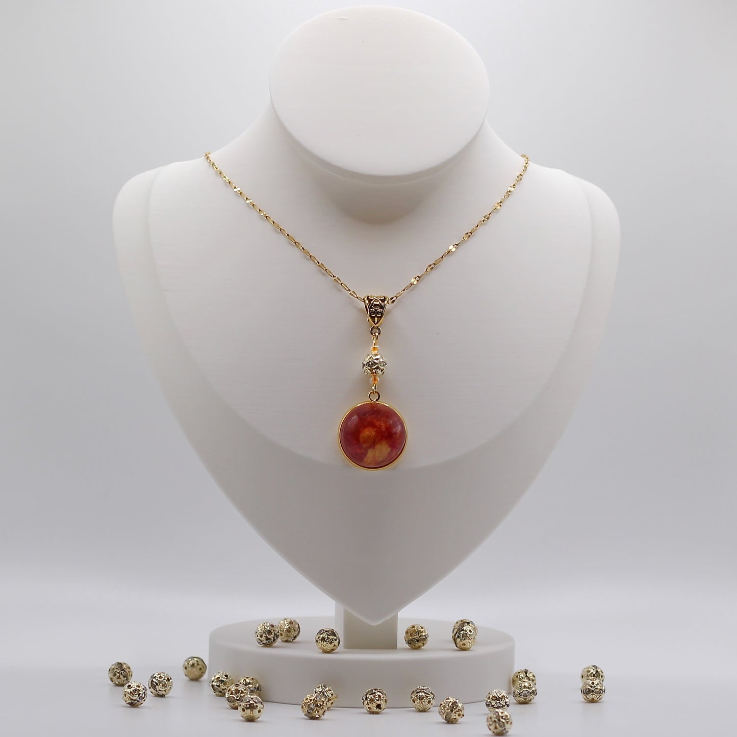 Necklace 'Amber Sunset'