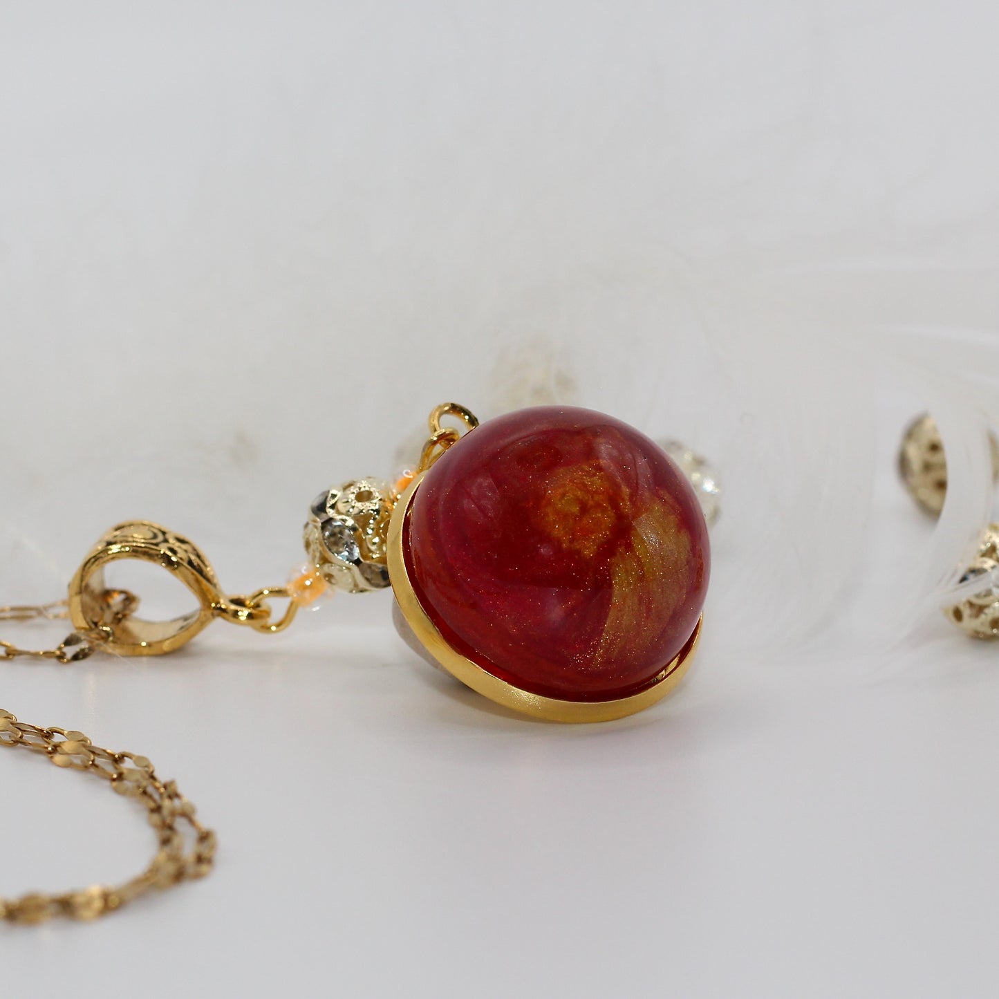 Necklace 'Amber Sunset'