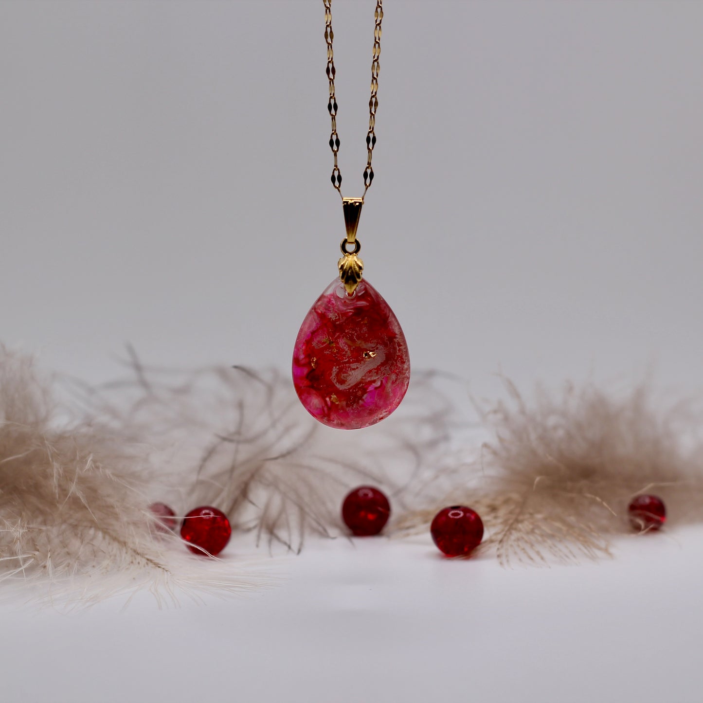 Ketting Sun-Kissed 'Raspberry Beret'
