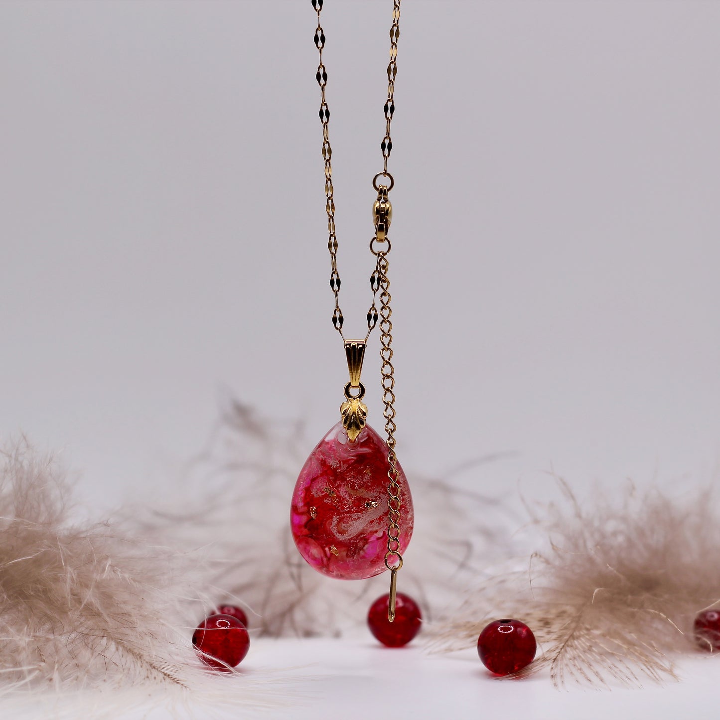 Ketting Sun-Kissed 'Raspberry Beret'