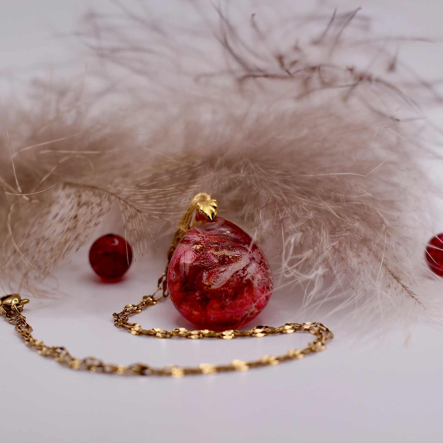 Ketting Sun-Kissed 'Raspberry Beret'