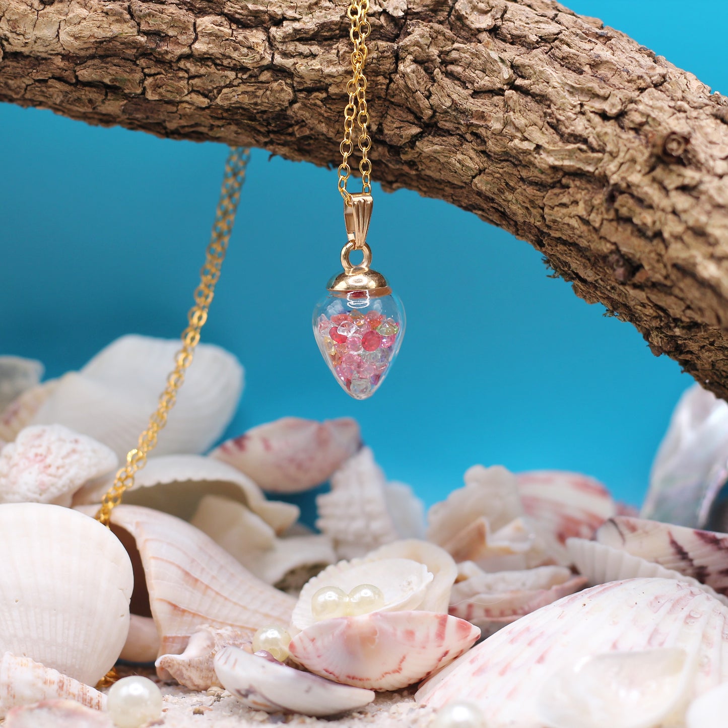 Ketting Sun-Kissed glimmende steentjes
