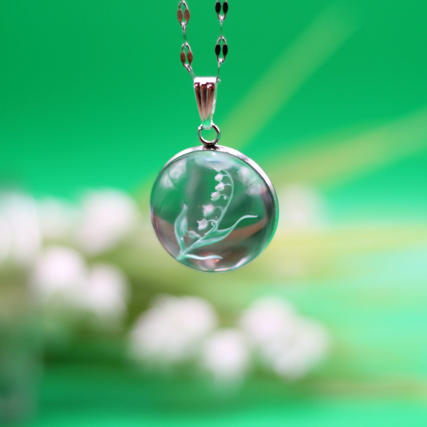 Ketting met lelietje van dalen
