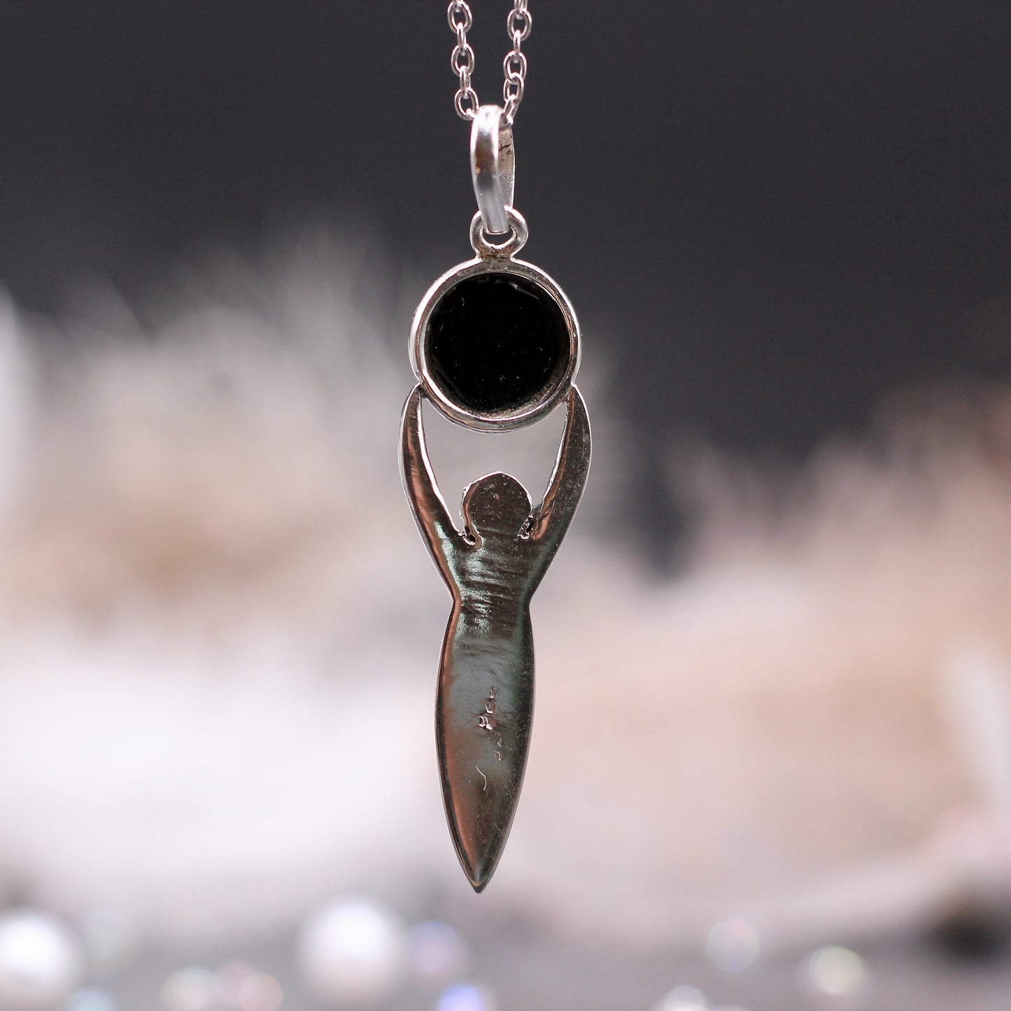 Ketting 'Gaia, godin van de aarde' met Onyx