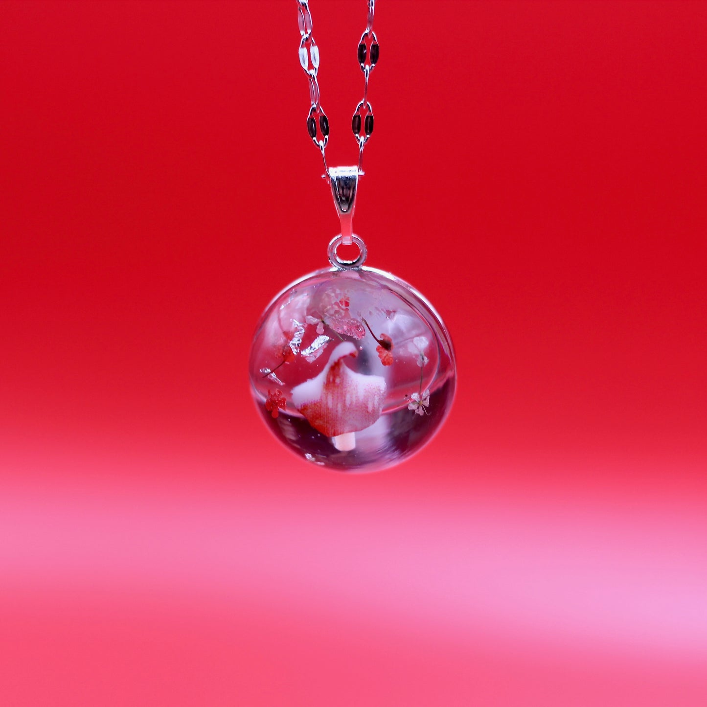Ketting met paddenstoel
