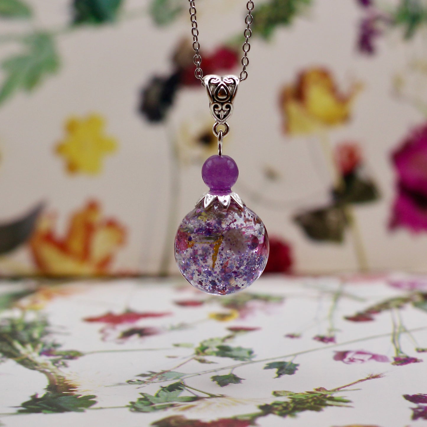 Necklace 'Purple Rain'