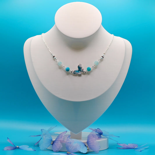 Ketting 'Silver Breeze Butterfly'
