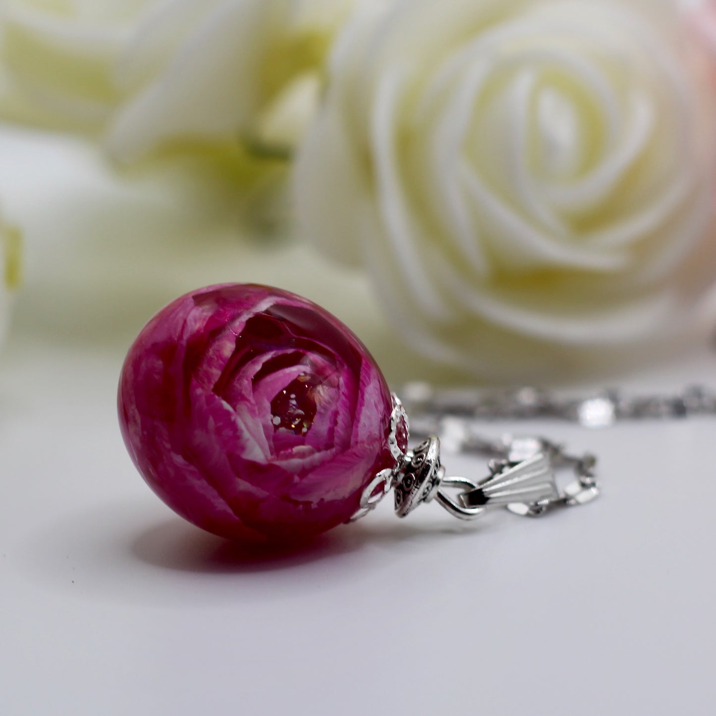 Necklace 'Velvet Blossom'