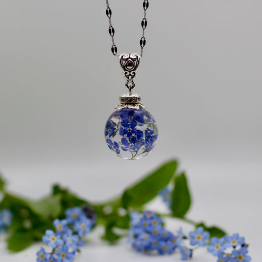 Ketting vergeet-me-nietje