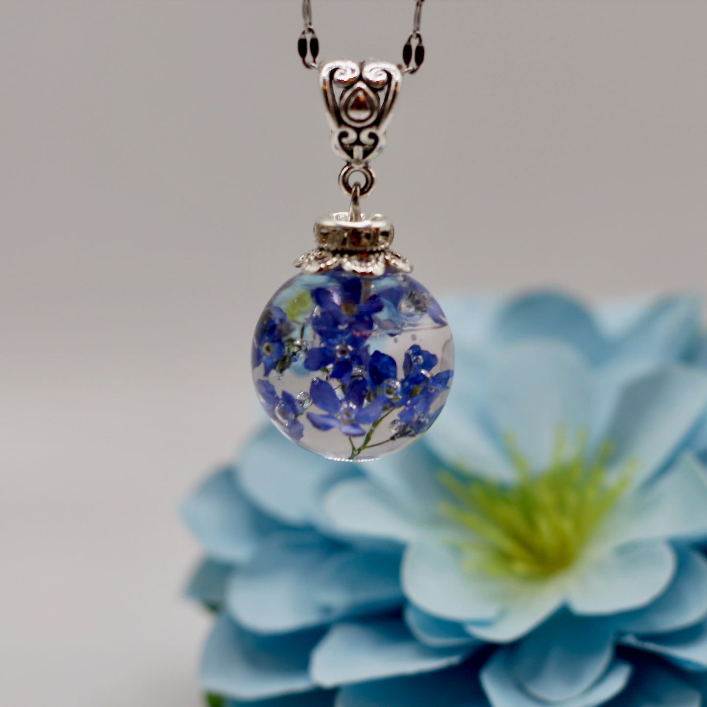 Ketting vergeet-me-nietje