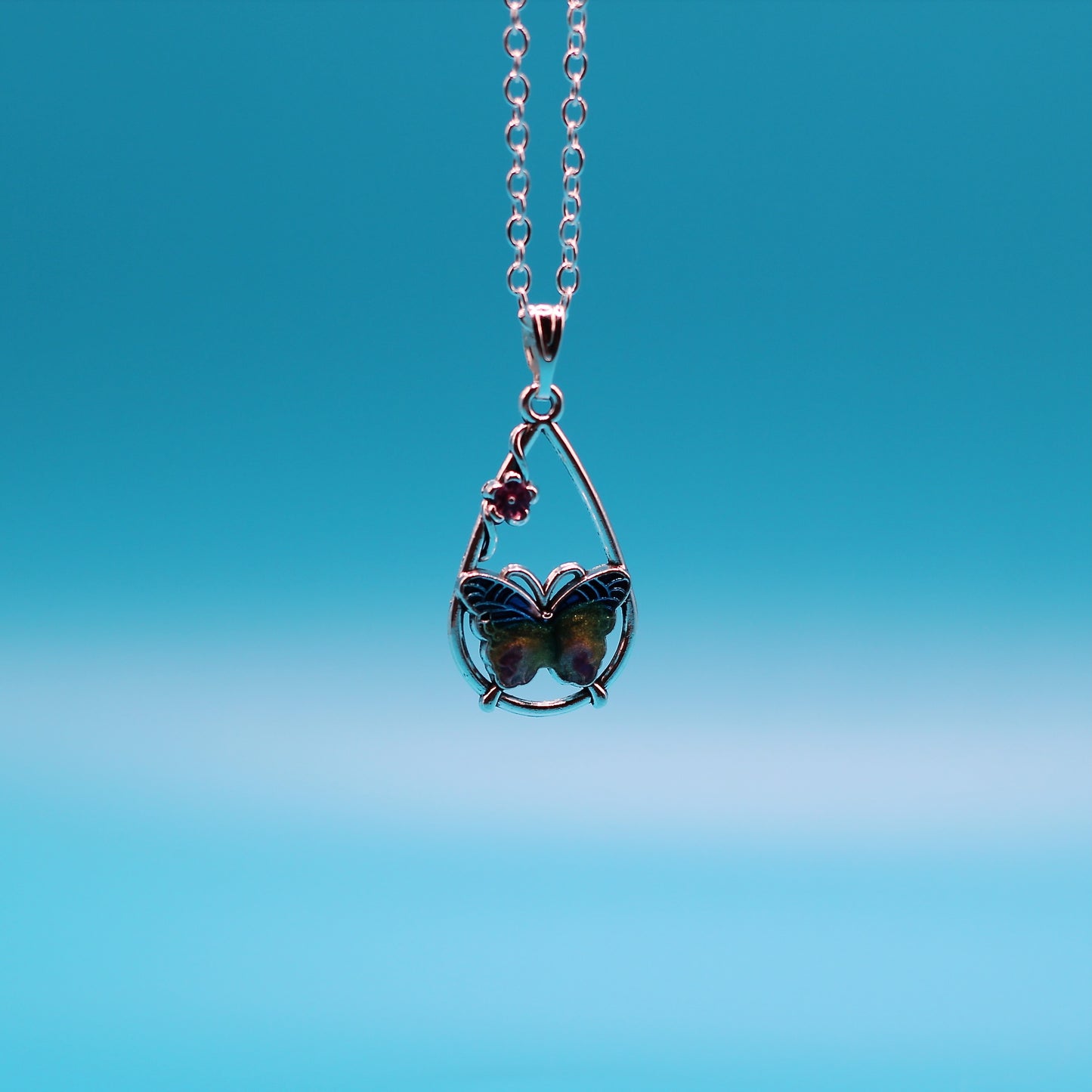Ketting  met vlinder bedel
