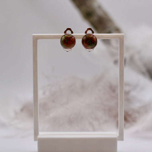 Clips d’oreilles « Marble »