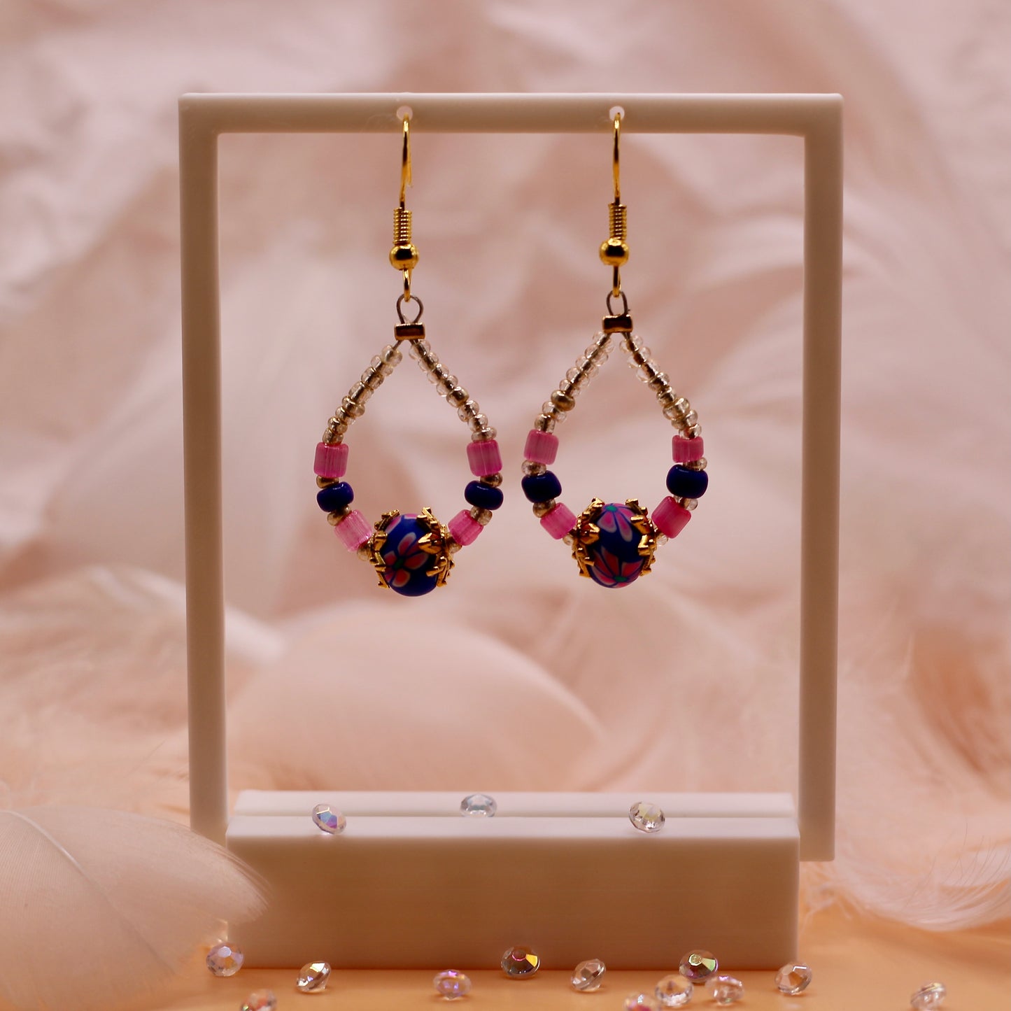 Earrings 'Cobalt Joy'
