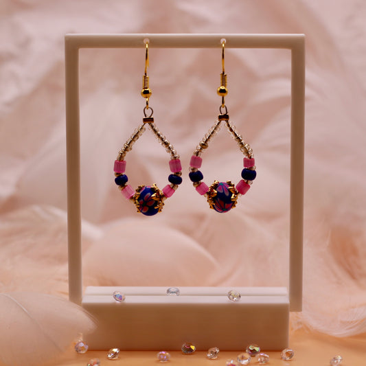 Earrings 'Cobalt Joy'