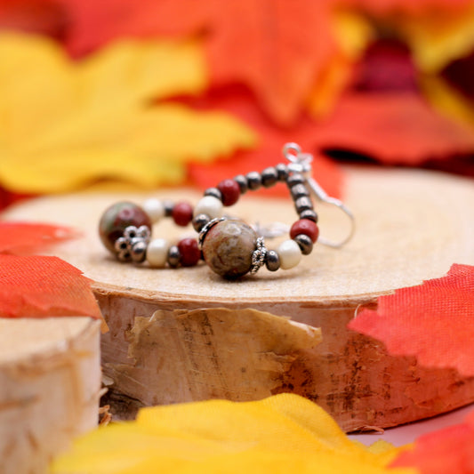 Ohrringe 'Autumn Jaspis Glow' mit Jaspis