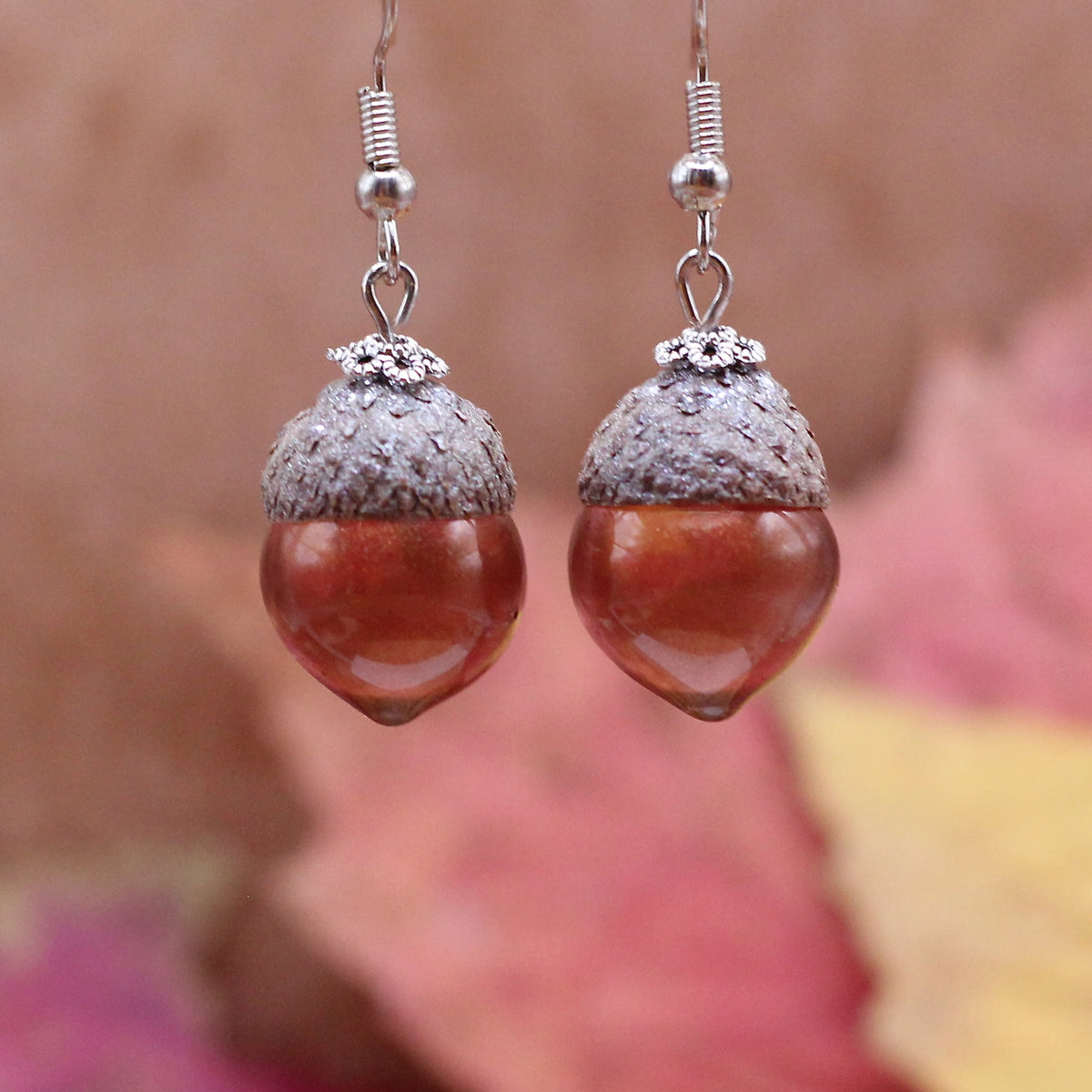 Oorbellen 'Autumn Glow Acorn'