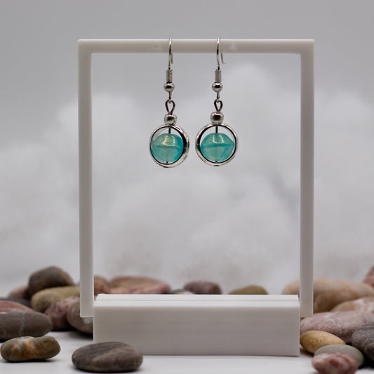 Sun-Kissed 'Blue Lagoon' Earrings