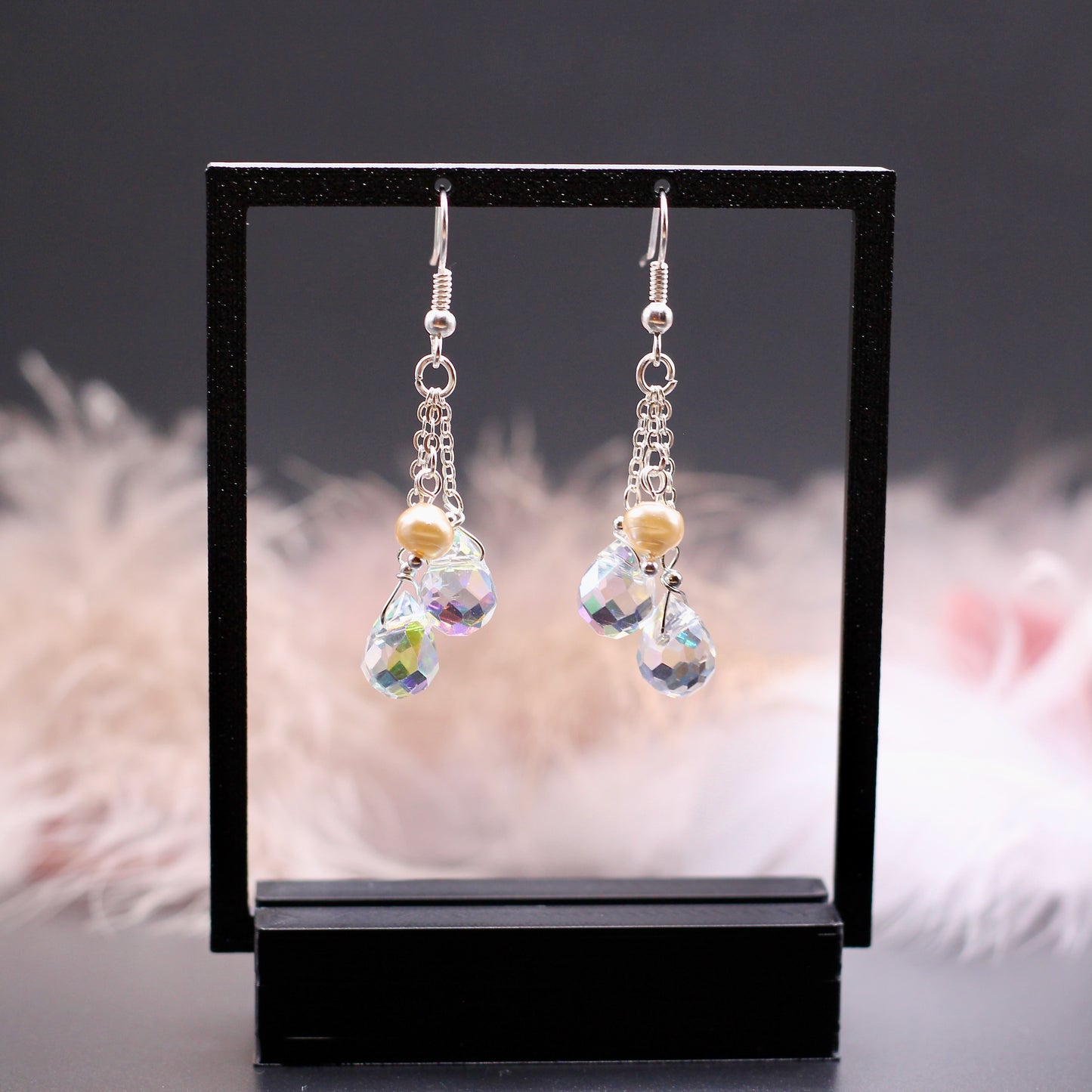 Oorbellen Sun-Kissed 'Diamonds & Pearls'