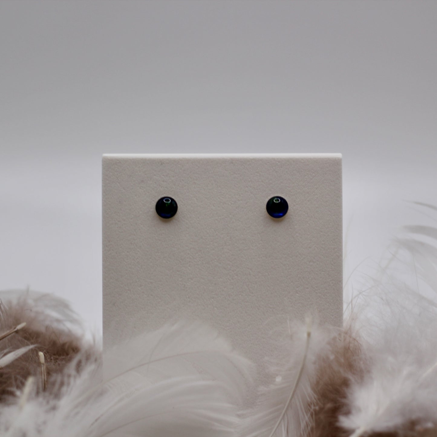 Oorbellen stekers blauw
