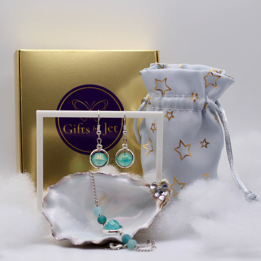 Sieradenset Sun-Kissed 'Blue Lagoon' Giftset