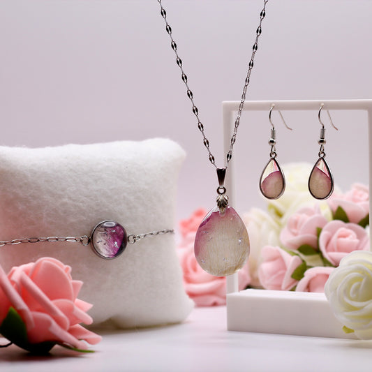 Schmuckset „Herz der Rose“